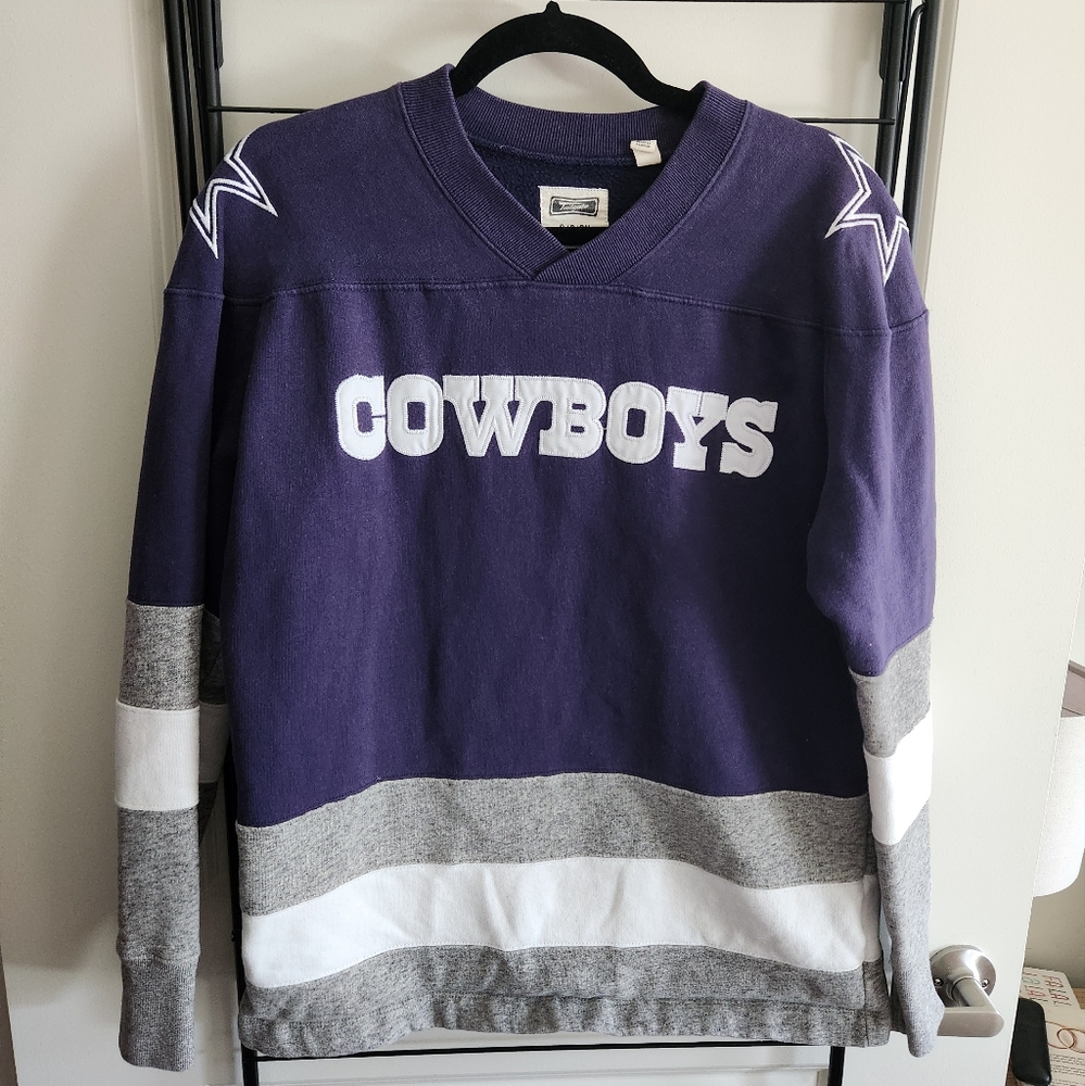 Tailgates Mens Dallas Cowboys Hockey sweatshirt size small